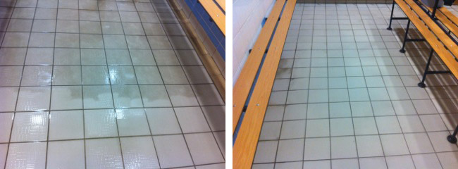 Leisure Centre Slip resistant flooring